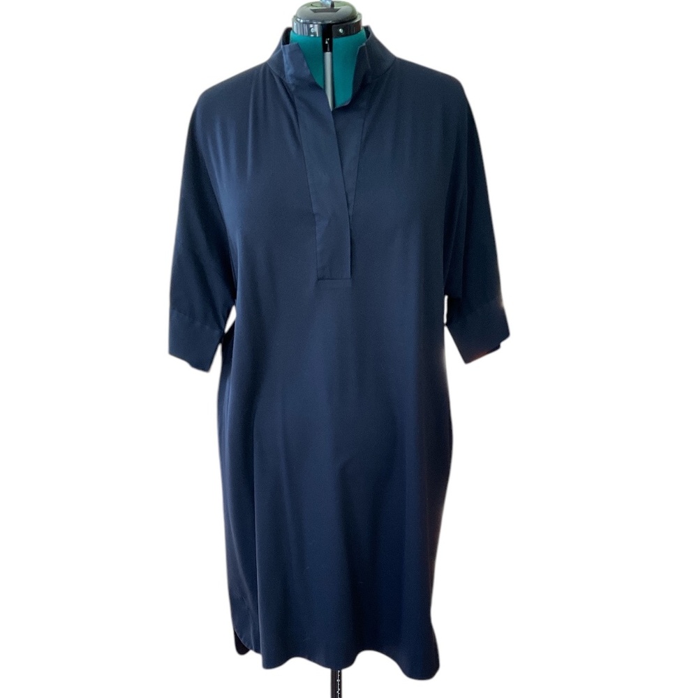 Lafayette 148 New York XL Navy blue shift dress